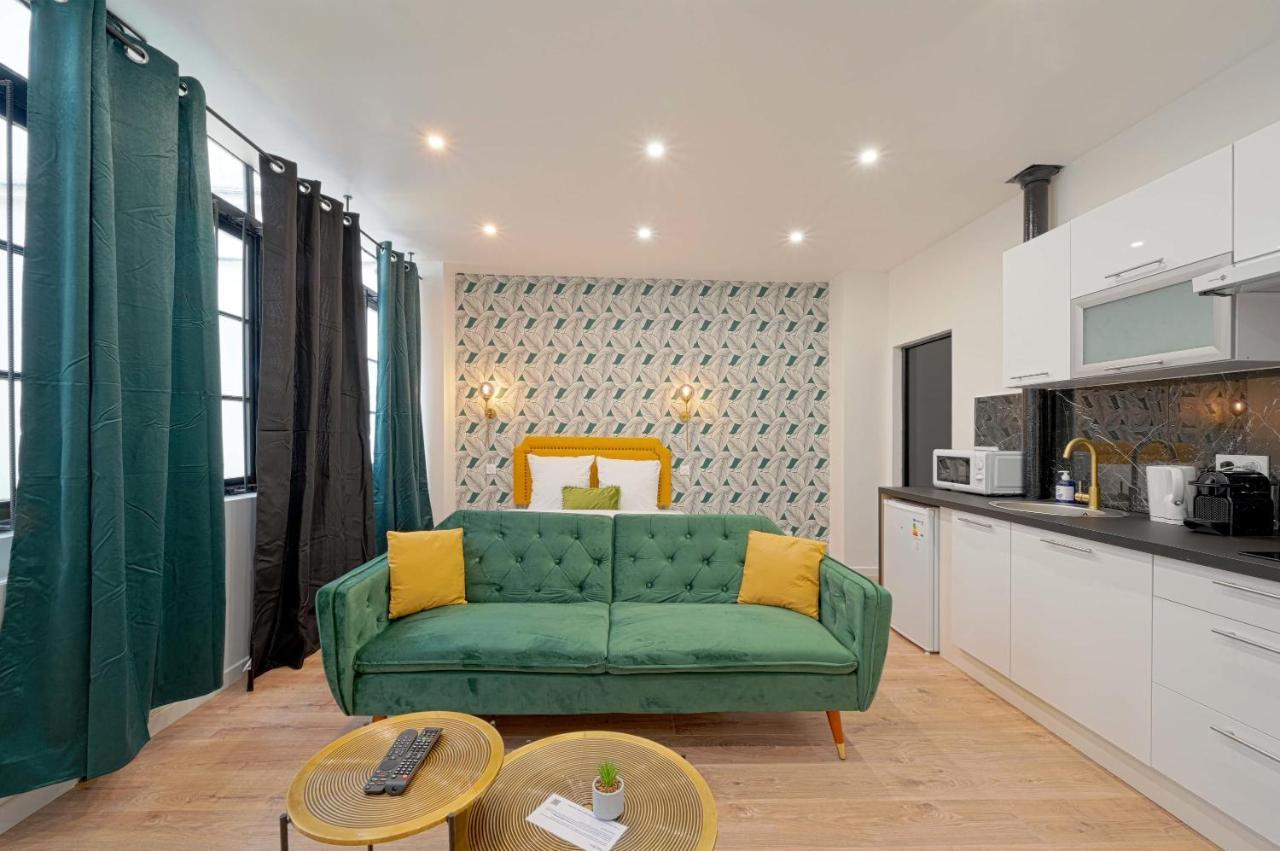 Modern Studio Apartment For 3 Париж Экстерьер фото